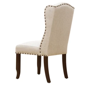 Aahmad Winged Dining Chair, Natural Online Discount^* Outlet