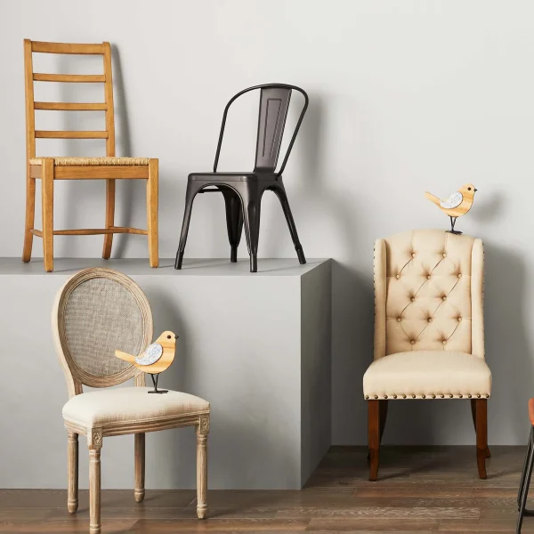 Aahmad Winged Dining Chair, Natural Online Discount^* Outlet