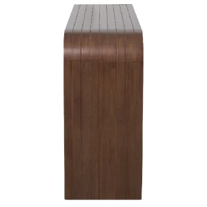 Cora Curved Wood Console Table Exquisite Gifts^* Fashion