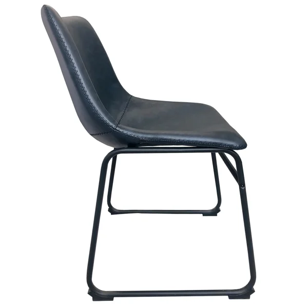 Drake Navy Blue Dining Chair, Kd Premium^* Cheap