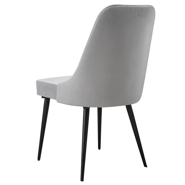 Mereen Velvet Dining Chair, Grey Premium^* Flash Sale