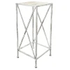 Metal Plant Stand With Wood Top Grey, Medium Opening Sales^* New