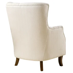 Norfolk White Tufted Accent Chair, Kd Opening Sales^* Clearance