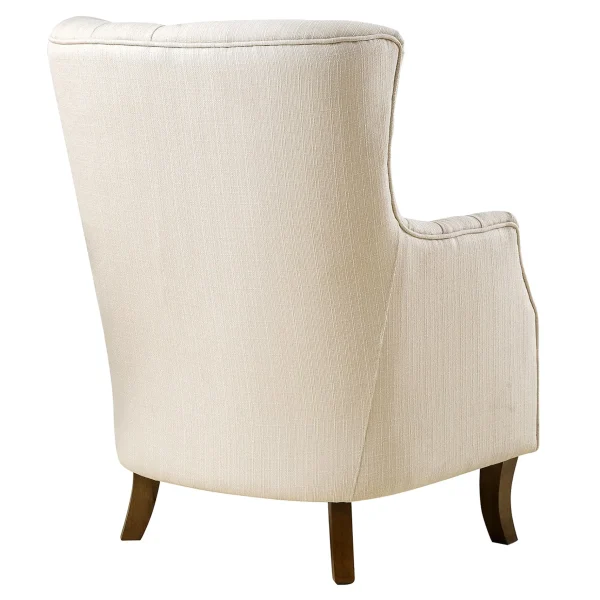 Norfolk White Tufted Accent Chair, Kd Opening Sales^* Clearance