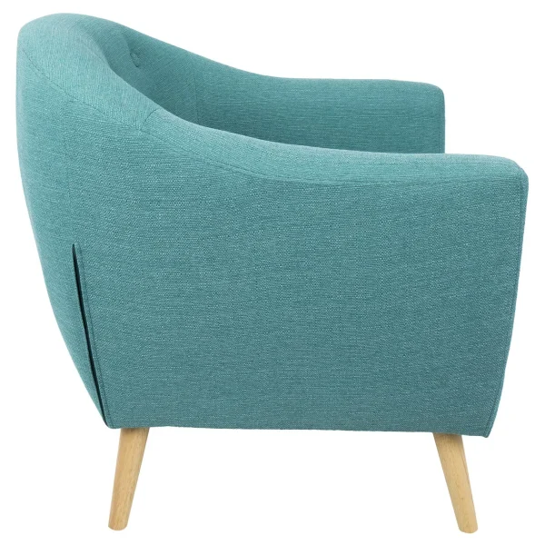 Rockwell Teal Mid-Century Modern Accent Chair Gift Selection^* Online